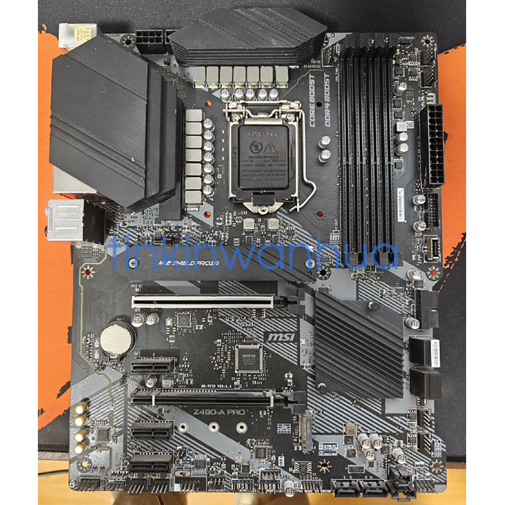 For MSI Z490-A PRO Motherboard DDR4 PCI-E3.0 2×M.2 6×SATAIII ATX