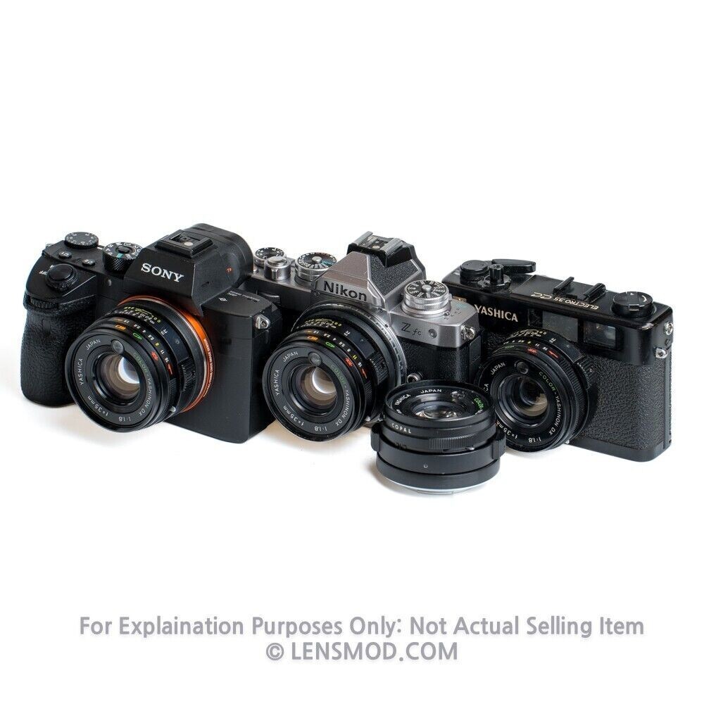 Yashica Electro 35 CC Yashinon 35mm F1.8 Modified Lens for Sony E