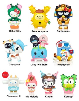 tokidoki x Hello Kitty and Friends Series 2 - Full Case of 9 Blind