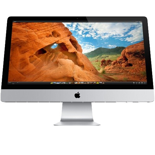 Apple iMac 21.5 inch, late 2013 with Apple wireless keyboard and