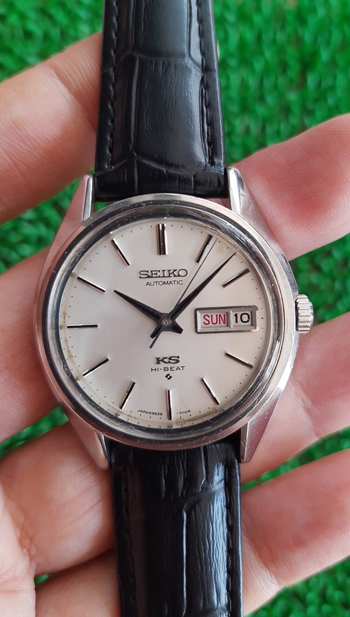 NICE VINTAGE SEIKO KS HI-BEAT 5626-7113 ORIGINAL DIAL AUTOMATIC 25