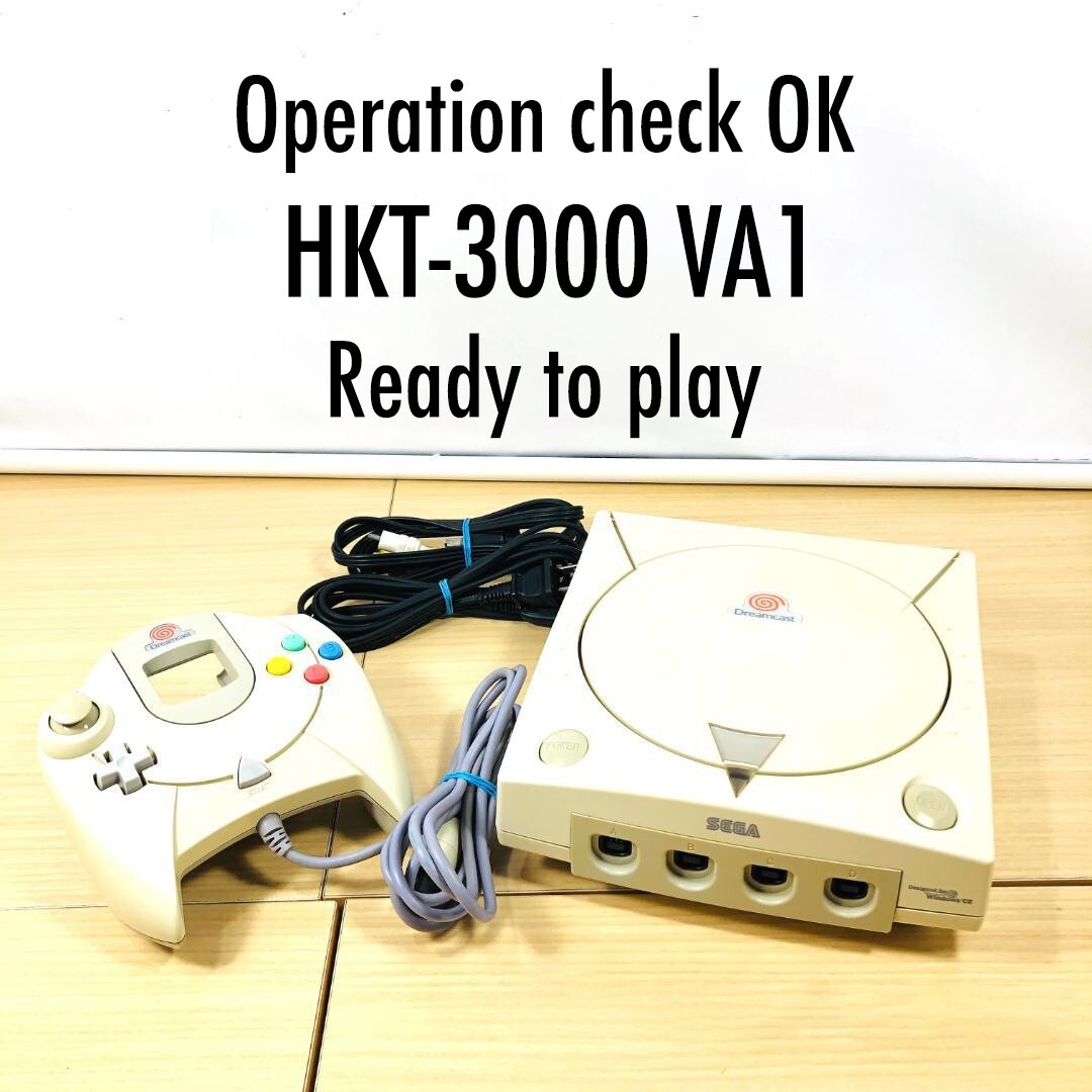 Excellent ] SEGA Dreamcast Console HKT-3000 VA1 / Ready to play