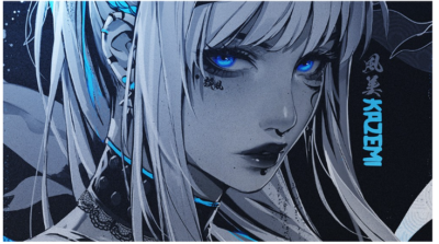 GLSSWRKS Kazemi Premium Glass Mousepad Dark 490x420mm JP Limited