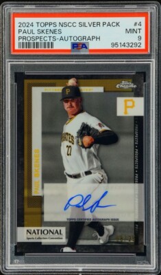 2024 Topps Chrome NSCC Paul Skenes, Rookie of the Year, Auto /25