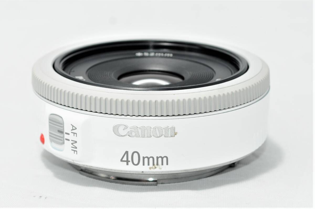 Near Mint-Canon EF 40mm f/2.8 STM Pancake Lens White | eBay