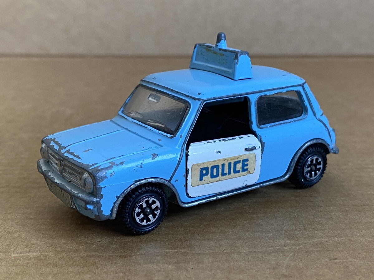 Dinky Toys Austin Mini Clubman Police Car, No 255, Die Cast