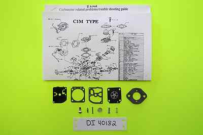 Homelite Ryobi Chainsaw 38 45cc Zama C1M-H57 H58A H58B RB-57 Carb