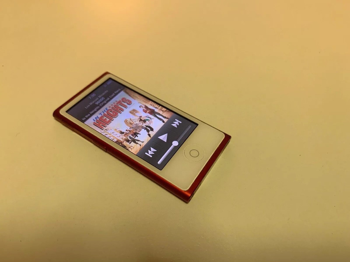 Apple iPOD NANO 7th Gen 16GB PRODUCT RED A1446 (Latest Model