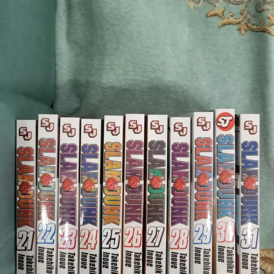 Slam Dunk English Manga Set Volumes 1-31 Viz Media | eBay