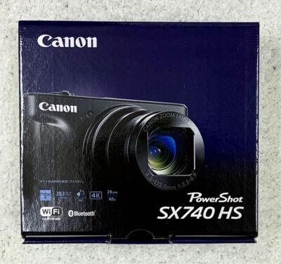 Canon PowerShot SX740 HS Compact Digital Camera Black 40x Optical