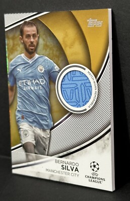 2023-24 Topps UEFA Club Competitions Bernardo Silva Match-Worn