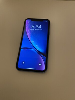 Apple iPhone XR - 64GB - Blue (Unlocked) A1984 (CDMA + GSM) (CA