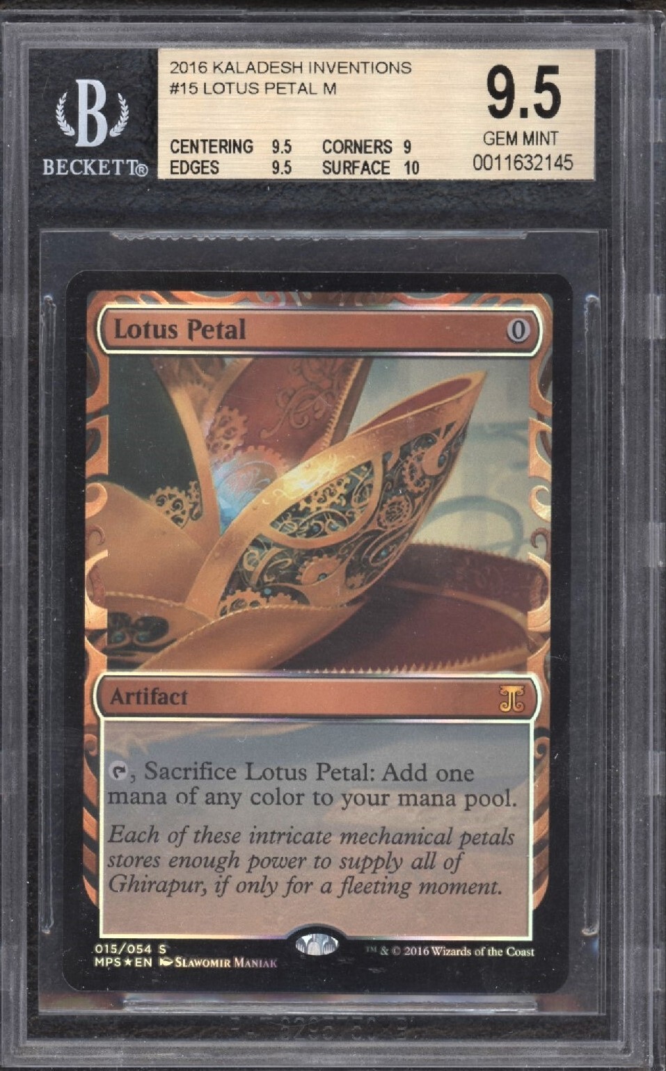 MTG 水蓮の花びら 初版foil 未使用 FtV:Exiled 英語版 MTG 水蓮の