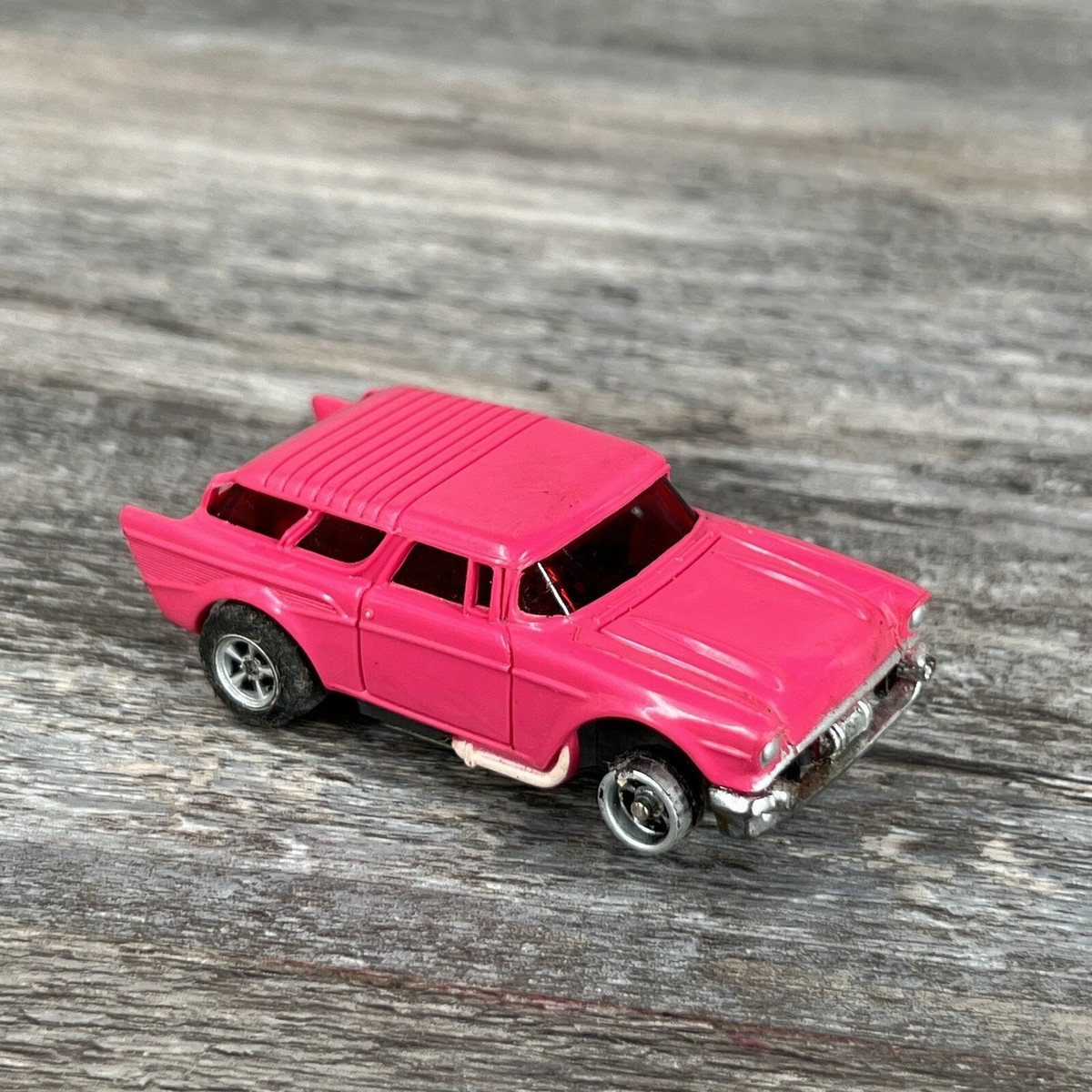 Vintage AFX '57 Hot Pink Chevy Nomad Wagon HO Scale Slot Car | eBay