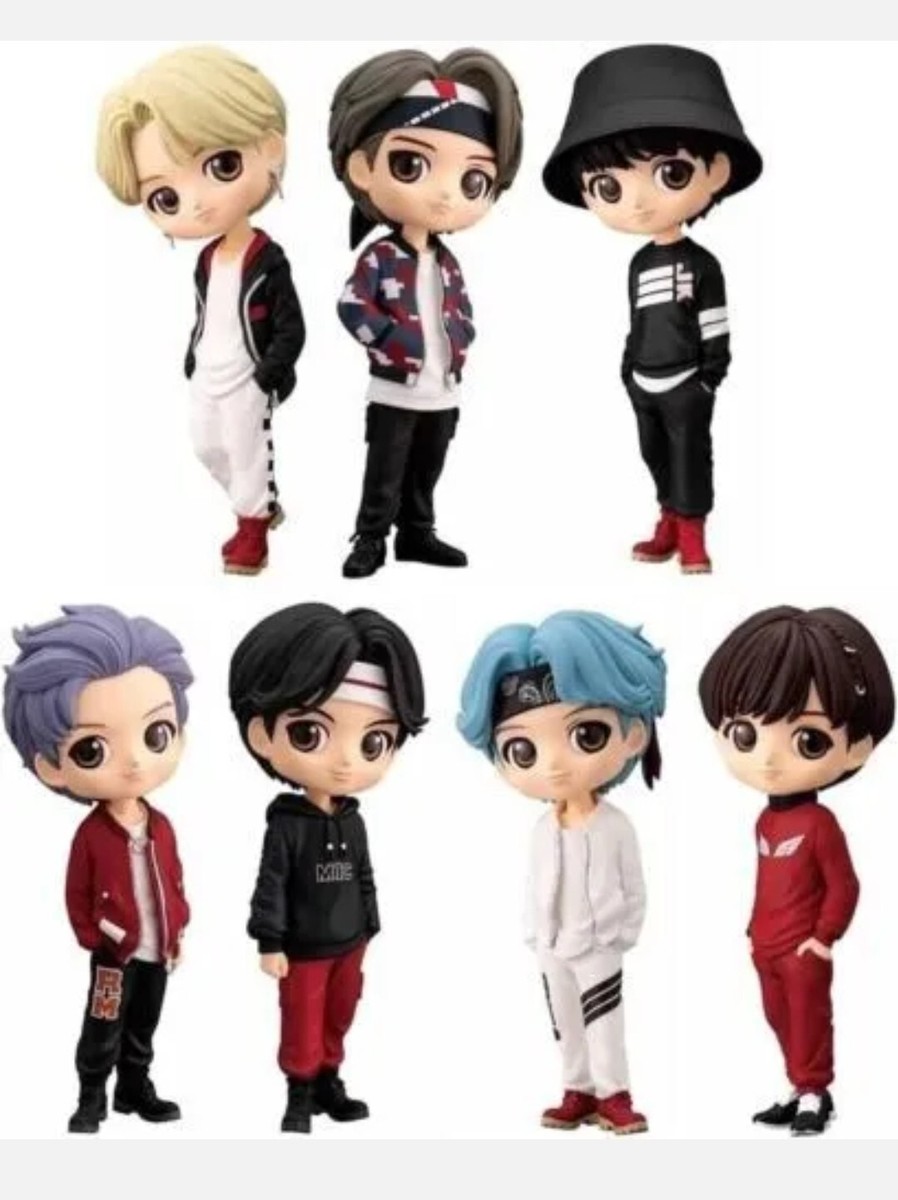 Q Posket BTS TinyTan Mic Drop Vol. 1 & 2 (Full set) Figures 14 cm