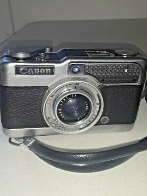 1963 JAPAN CANON DEMI 35MM HALF FRAME RANGEFINDER CAMERA 28MM F