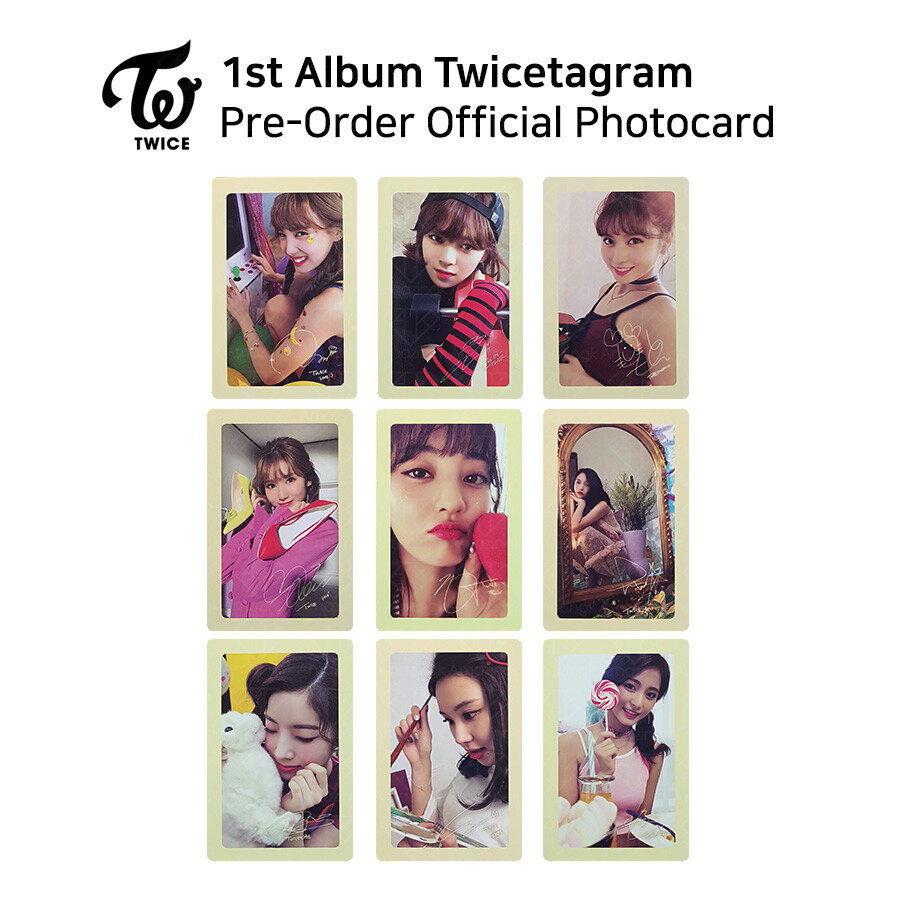 TWICE 1st Album Twicetagram Likey Official Photocard Pre order