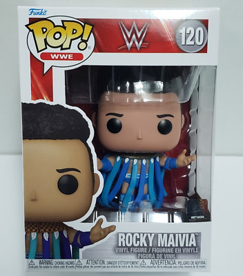 ROCKY MAIVIA - THE ROCK WWE WWF Funko POP #120 Collectible Vinyl