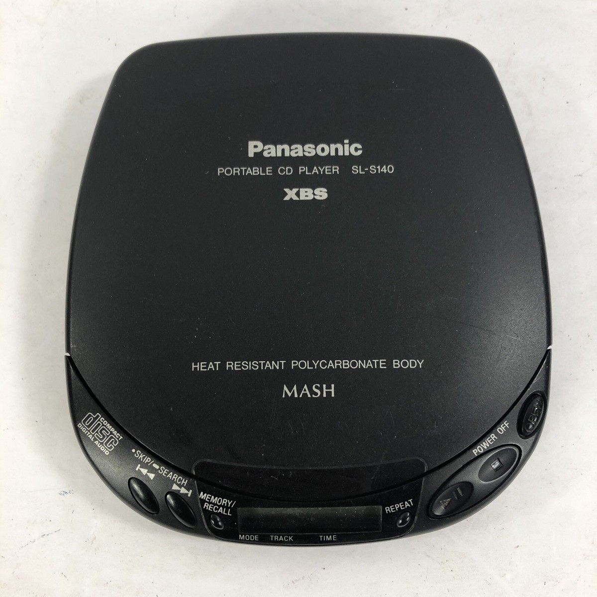 Panasonic SL-S140 XBS Portable CD Player | 3rd Generation | Black