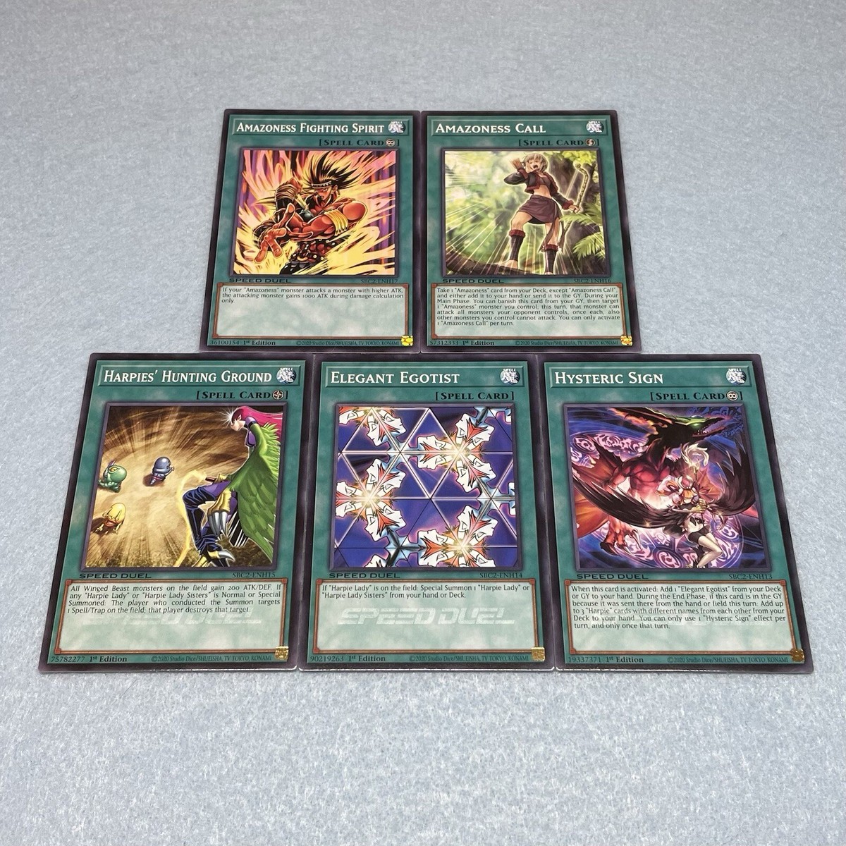 Yugioh Mai Valentine 63 Card Harpie Lady + Amazoness Deck Harpie's