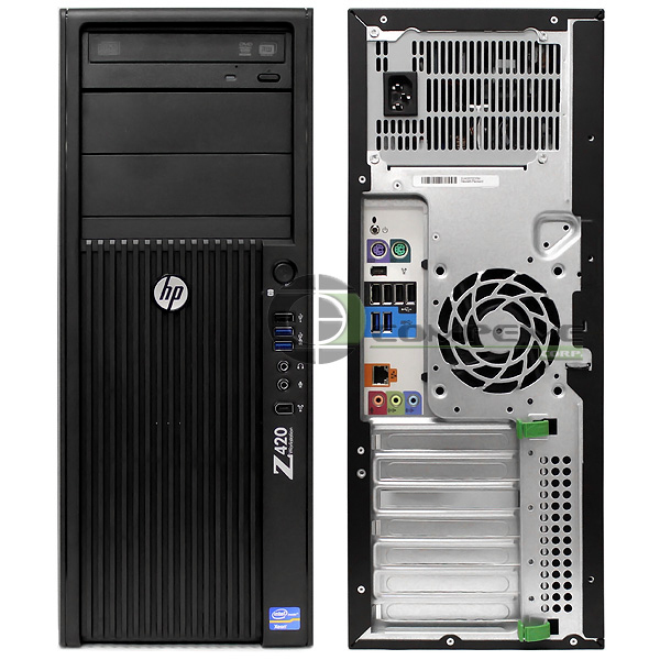 HP Z420 Workstation D3P54EC Intel Xeon E5-1620 3.6GHz/ 8GB RAM