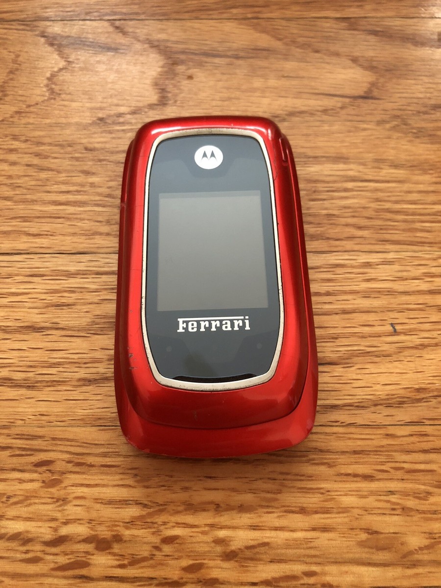 Motorola i897 Ferrari Rare Flip Cellular Nextel IDEN Phone RED | eBay