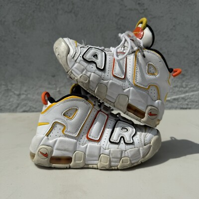Nike Air More Uptempo Rayguns White/Orange Yellow DD9286-100 Kids