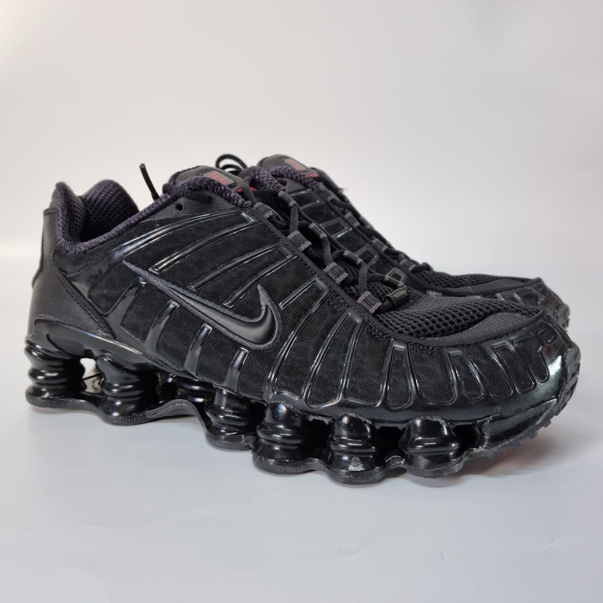 Nike Shox TL Triple Black Mens 9.5US 8.5UK 2019 Rare Sneakers New