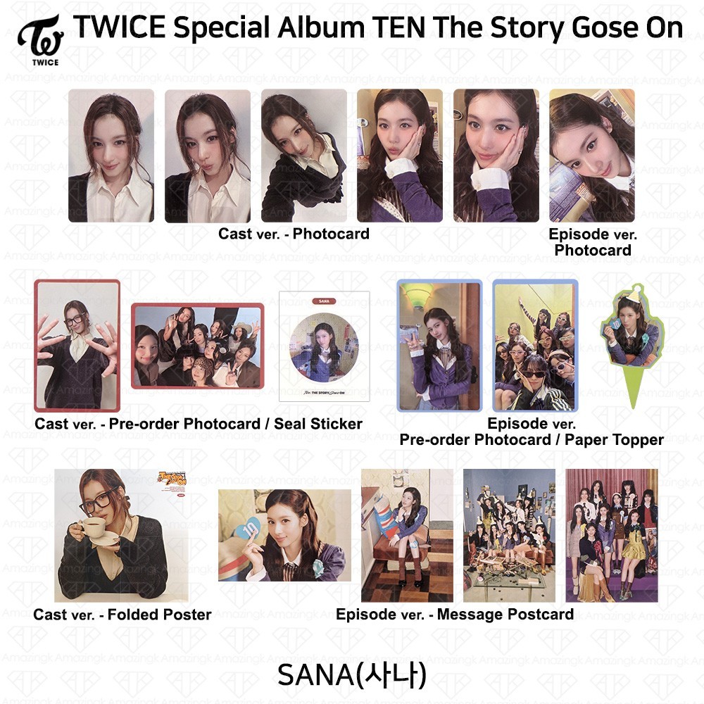 TWICE TEN : The Story Goes On Cast / Episode ver. Official
