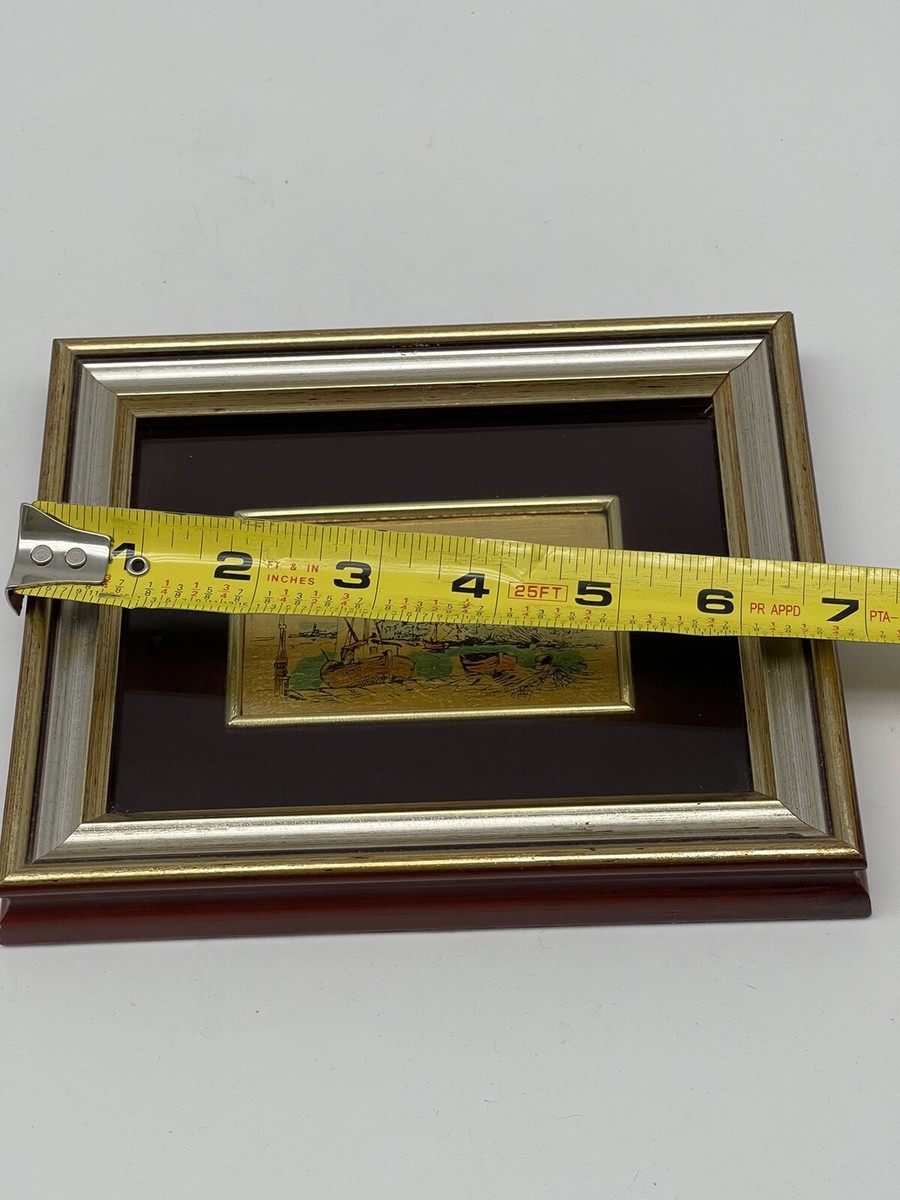 ORO FOGLIA P. Manna Artist Hand Painted Dipinto a Mano Gold Leaf