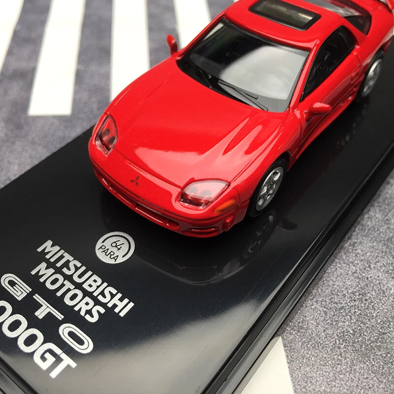PARA64 1:64 Scale Mitsubishi 3000GT GTO Red Diecast Car Model New