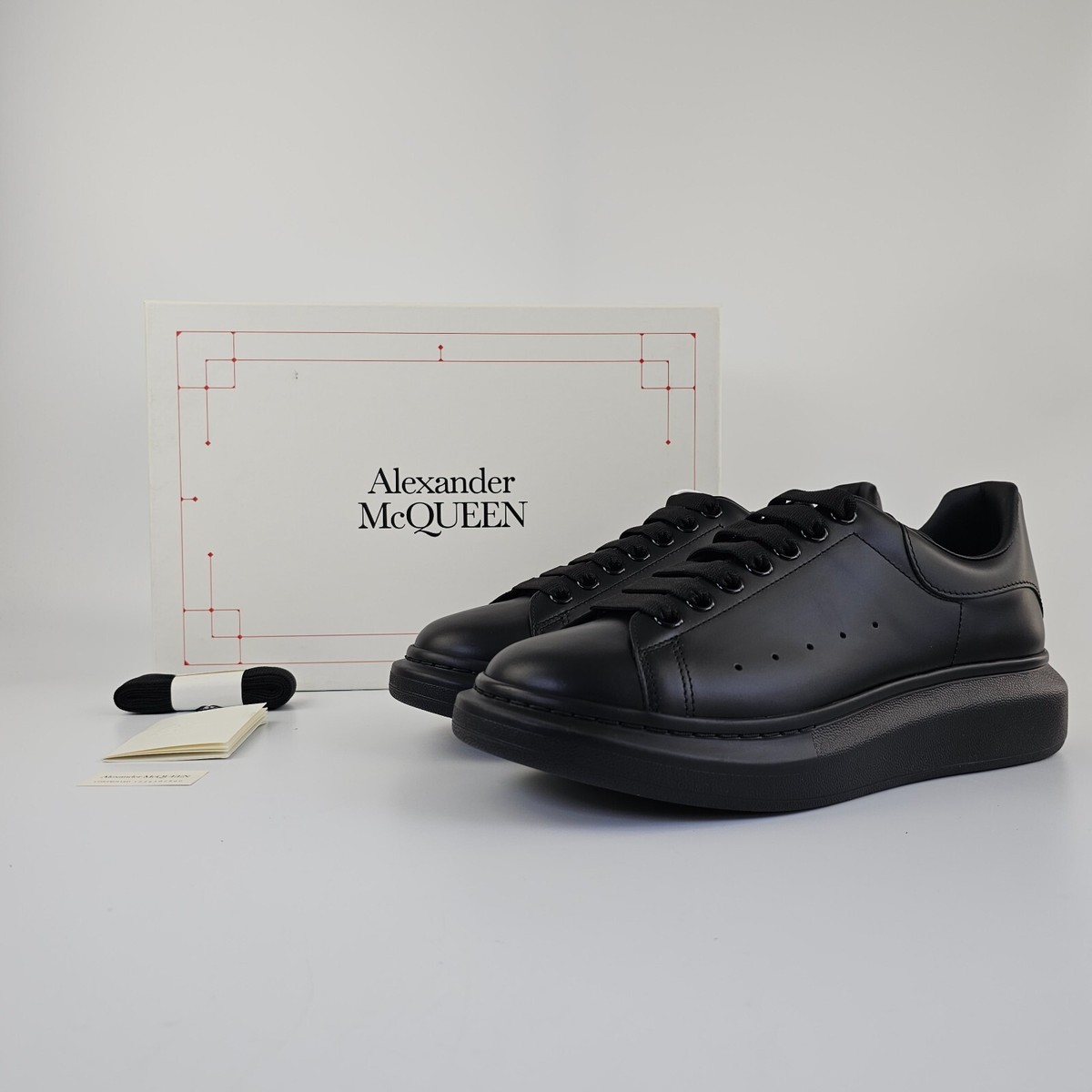 ALEXANDER MCQUEEN Oversized Men's Black Sneakers New | eBay