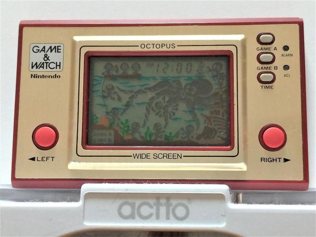 Nintendo Game Watch OCTOPUS OC-22 Console 1981 Japan vintage | eBay