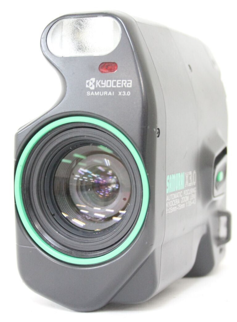 Kyocera Yashica SAMURAI x3.0 Black Green Half Frame Film Camera