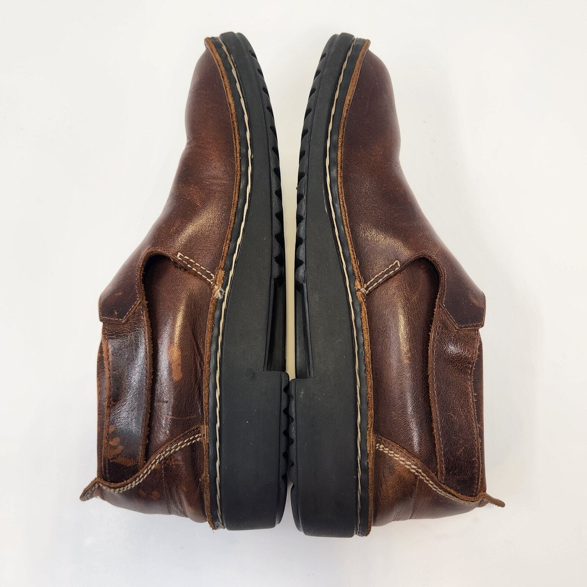 Naot Women Malta Brown Leather Ankle Bootie Comfort Shoe Size 38