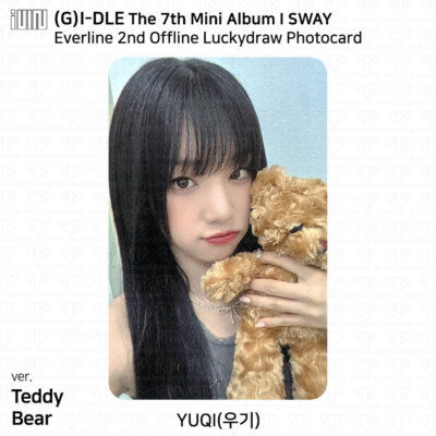 G)I-DLE G-IDLE 7th Mini Album I SWAY Everline 2nd Lucky Draw