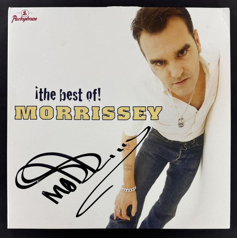 Morrissey The Smiths Signed Autograph Album Vinyl Record The Best