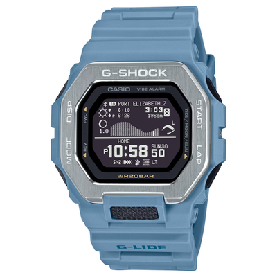 CASIO G-SHOCK GBX-100-2A G-LIDE BLUETOOTH BLUE DIGITAL WATCH | eBay