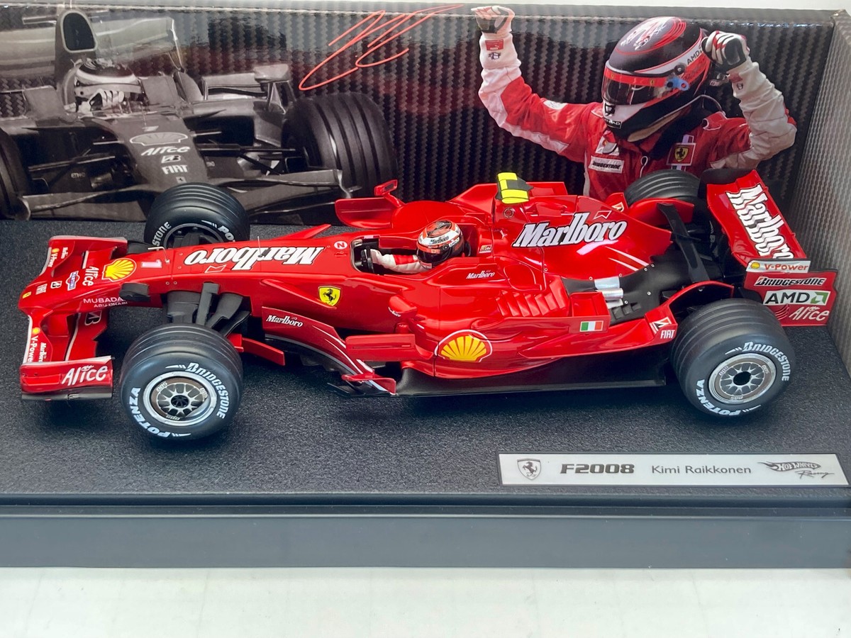 ぺち 1/18 フェラーリ f2008 ライコネン 1/18 FERRARI F2008 Kimi
