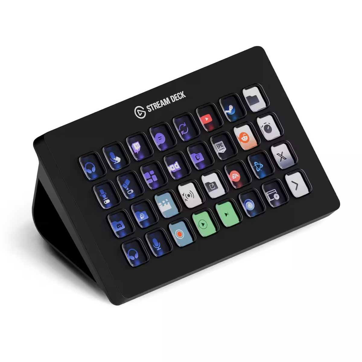 Elgato - Stream Deck XL Wired Keypad with Back Lighting - Black | eBay