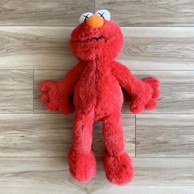 kaws Sesame Street UNIQLO Elmo Plush | eBay