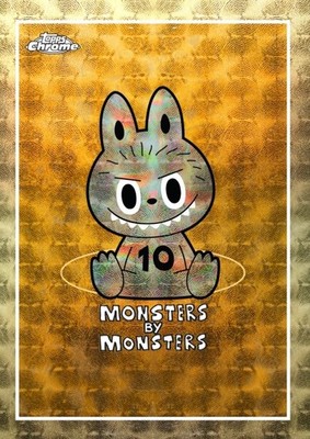 2025 Topps Chrome Labubu Cards Sealed Hobby Box 10th Anniversary