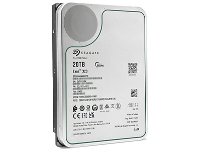Seagate Exos X20 ST20000NM007D 20TB 512E SATA 6Gb/s 3.5