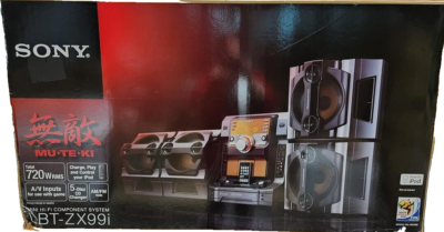 NEW Sony LBT-ZX99i Muteki 720W HI-FI Component System 5-Disc CD