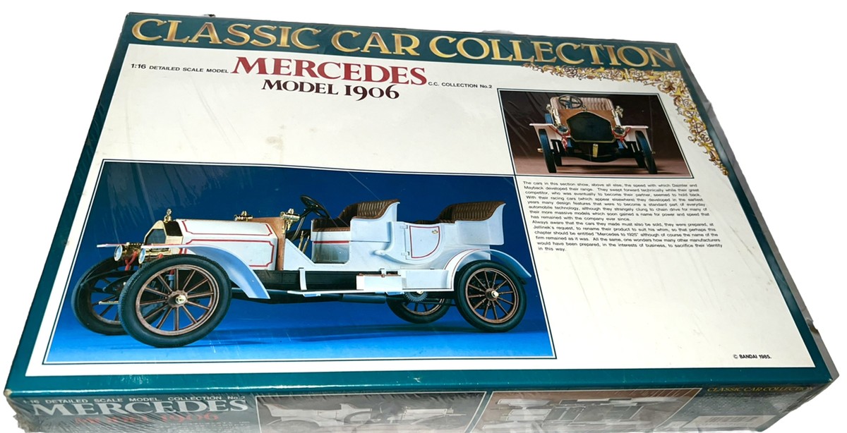 Very Rare! Sealed! Kit Bandai 1/16 model kit classic Mercedes 1906