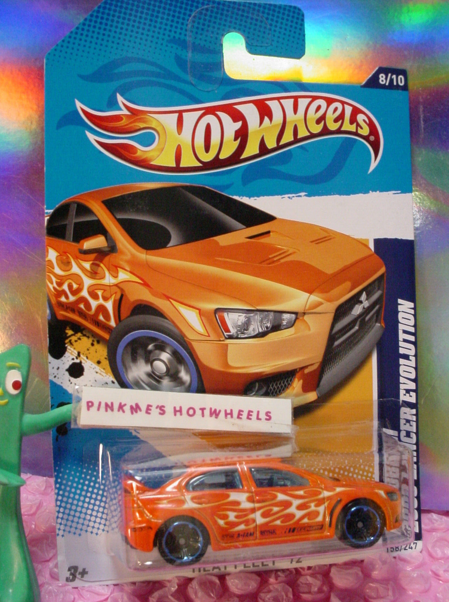 2012 i Hot Wheels MITSUBISHI 2008 LANCER EVOLUTION #158∞orange