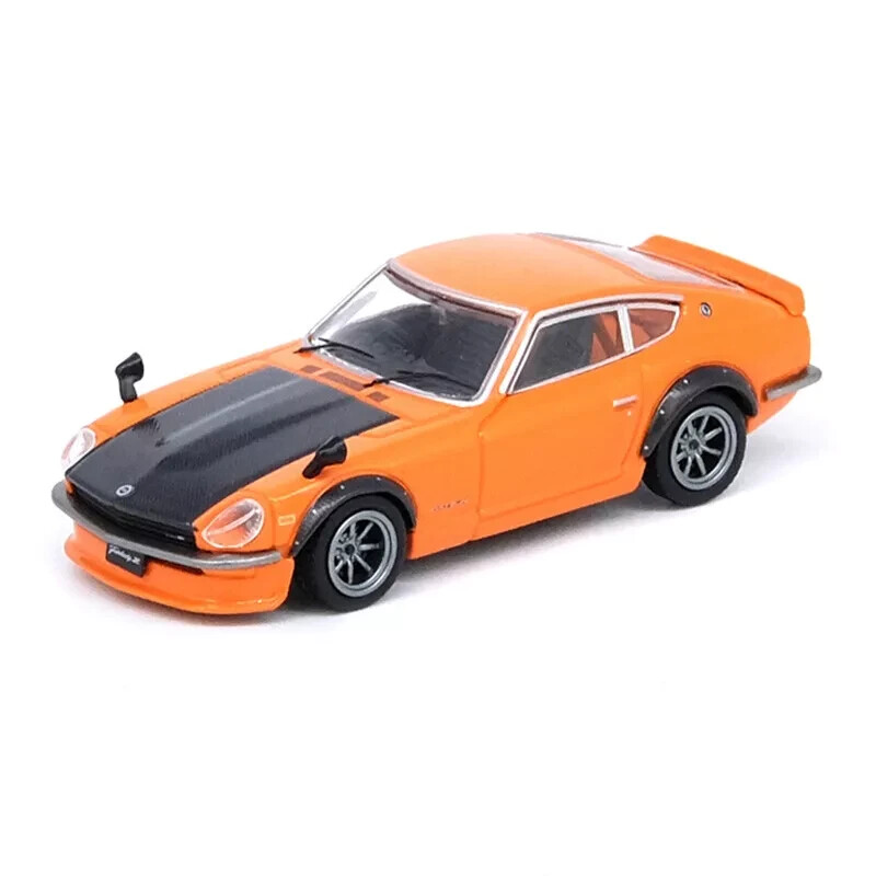 1/64 Nissan Fairlady Z (S30) RHD Orange Diecast Model Inno Models