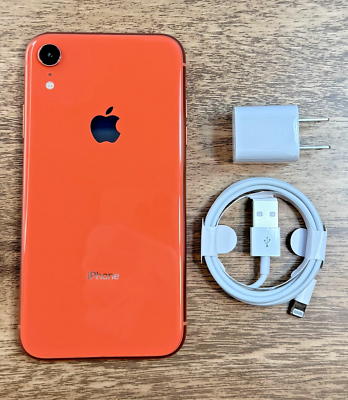 Apple iPhone XR 128GB Coral (Factory Unlocked) - Good Condition | eBay