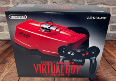 Nintendo Virtual Boy Game Console Complete Boxed Set Rare Vintage