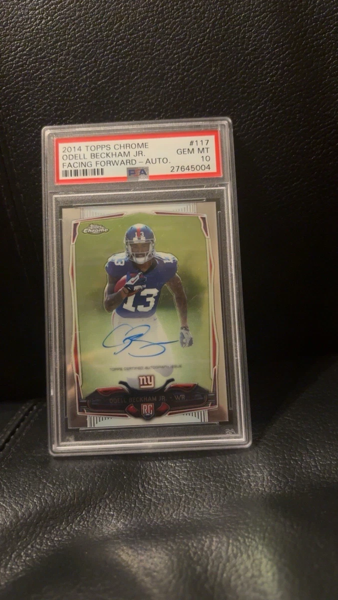 10 Graded Football Odell Beckham Jr. Sports Trading Cards | eBay